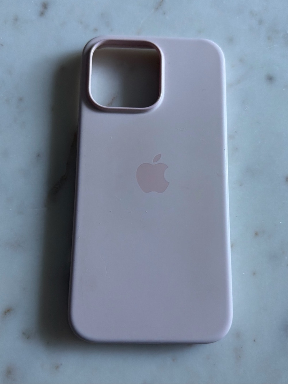 Apple Silicone iPhone 15 Promax Case - Soft Pink